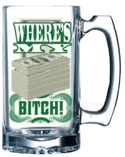 Breaking Bad Where's My Money B*tch Beer Mug