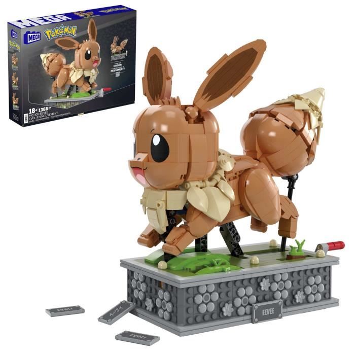 MEGA-Pokémon-Eevee in Motion-Building Box 1,381 pieces HTH71