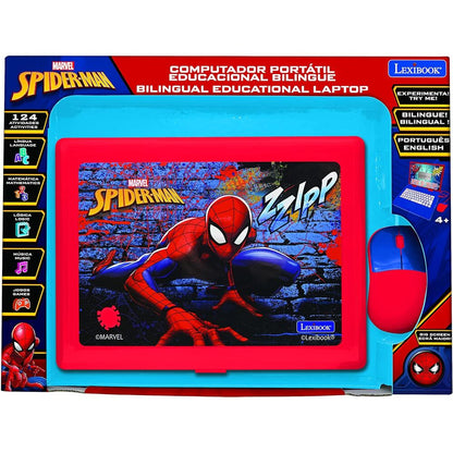 English - Portuguese Marvel Spiderman educational laptop