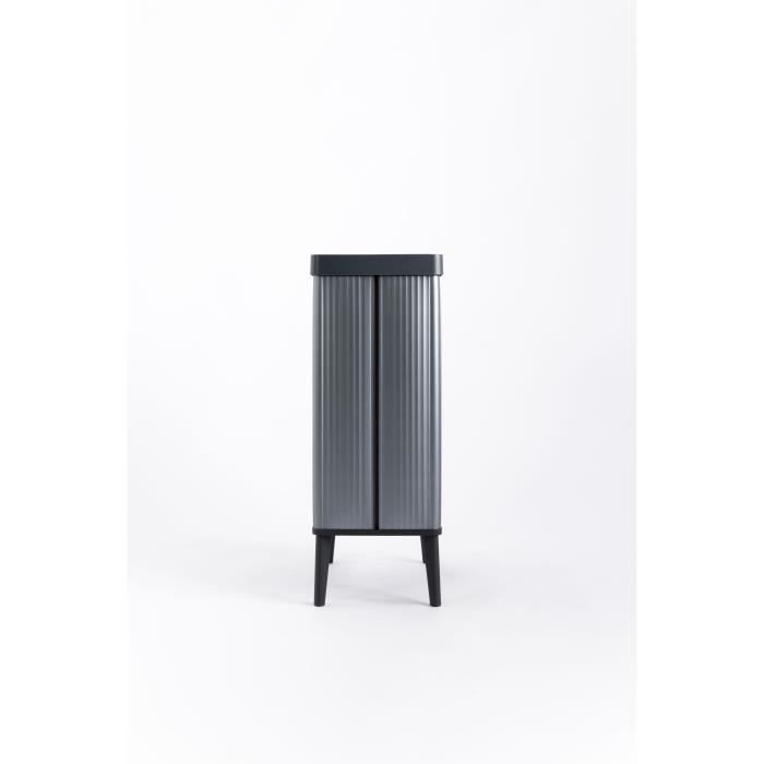 Floor-standing trash can - VERTO - CURVER - Touch opening - 54 L - Pearl blue