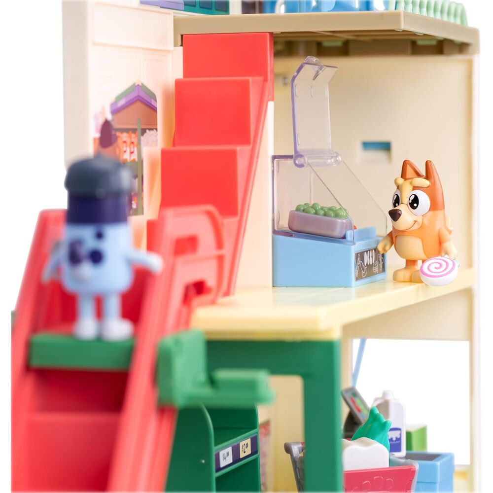 Bluey supermarket playset + figures