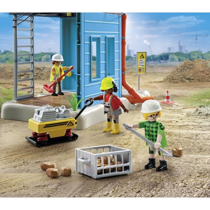 PLAYMOBIL - 71650 - Workers and construction site