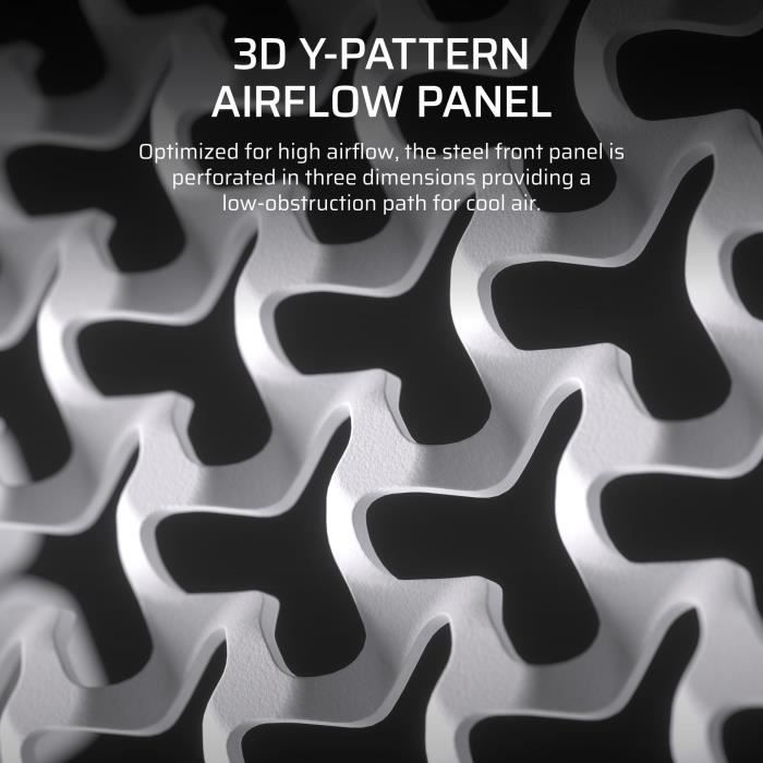 PC Case - CORSAIR - FRAME 4000D Series - Mid-Tower - White