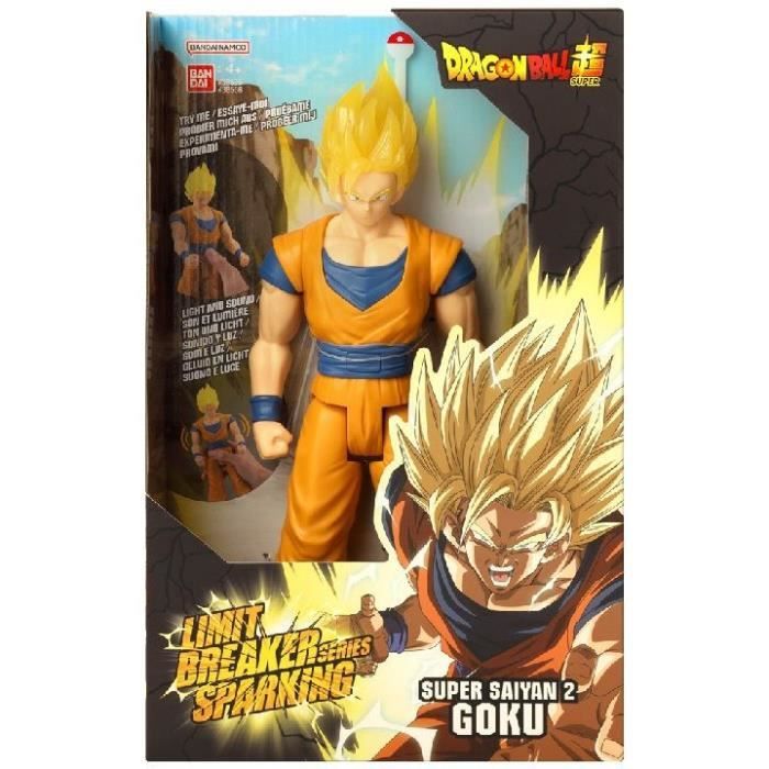 Giant Figure Limit Breaker 30 cm Super Saiyan 2 Goku - Sparking Goku Sound and Light - BANDAI - Dragon Ball Super