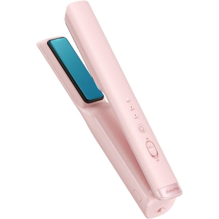 Cordless straightener - DREAME Hair Glamor - Pink