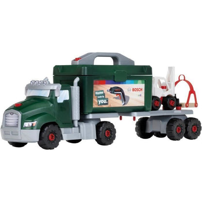 DIY toy - KLEIN - Bosch DIY truck to assemble/disassemble - Construction set with more than 80 pieces.