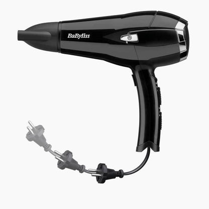 Babyliss D374DE Cordkeeper 2000 Hair Dryer with Ionic Technology and Retractable Cord
