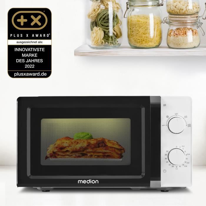 MEDION MD 11475 Microwave Oven - Black and White