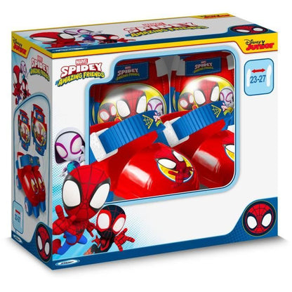 STAMP - Set Roller skates with knee pads - Spidey