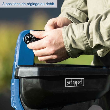 SCHEPPACH C-GSP800-X cordless spreader - 20V IXES - Surface capacity 800 m2 - 3.5 liter bin - without battery or charger