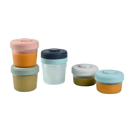 BEABA Set 1st age 6 portions clip - (2x90ml + 4x150ml)