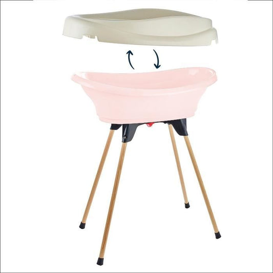 Changing table and bathtub pack - THERMOBABY - VASCO - Powder Pink - 2 in 1