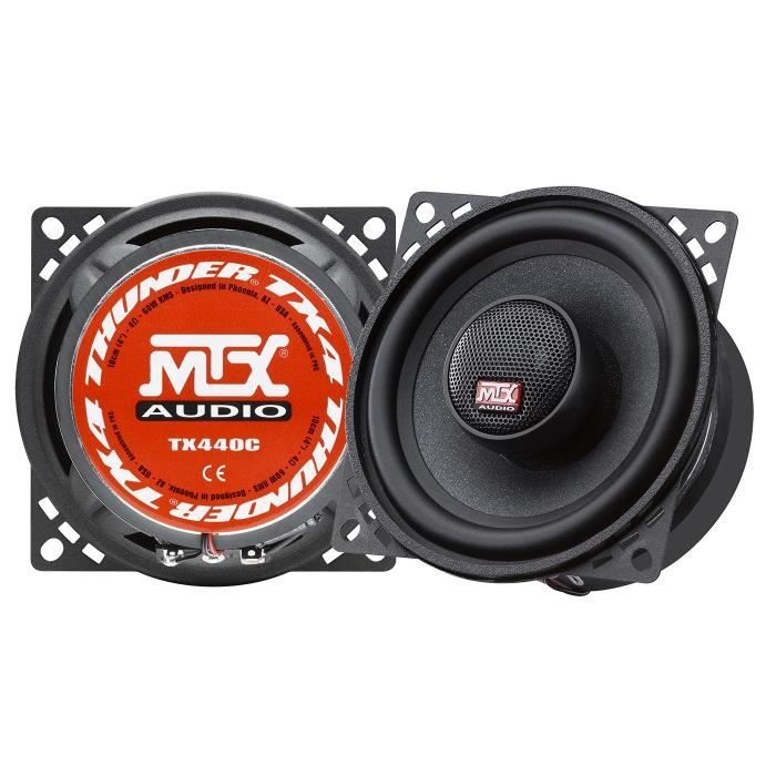 MTX TX440C 2-Way Coaxial Speakers - 10cm - 60W