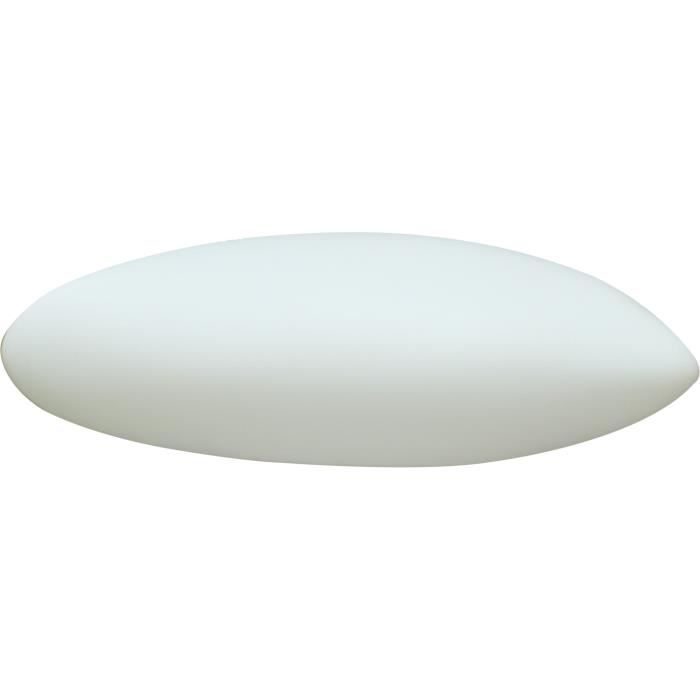 Luminous solar pebble - White