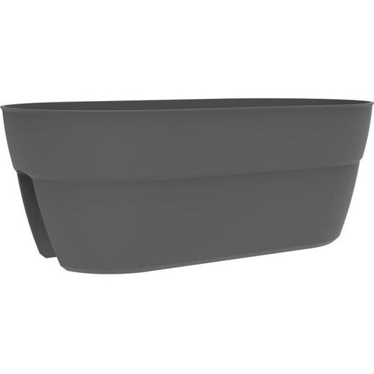 Cavaliere Osaka Planter 19.5 L - EDA - for Balconies and Railings - Anthracite gray