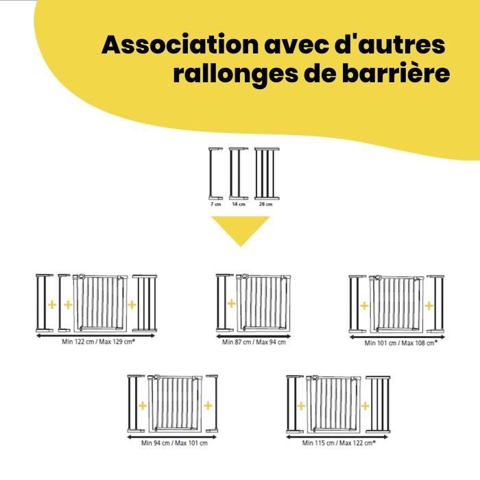 SAFETY 1ST Child safety barrier extension - 14 cm