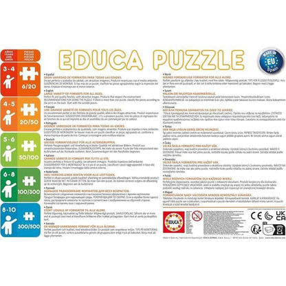 4 progressive puzzles - EDUCA - Multi 4 Monster High 50-80-100-150