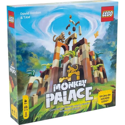 Lego Monkey Palace - Asmodee - Build Your Way to Victory Brick by Brick! - Ages 10+ - 2 to 4 Players - 45 min