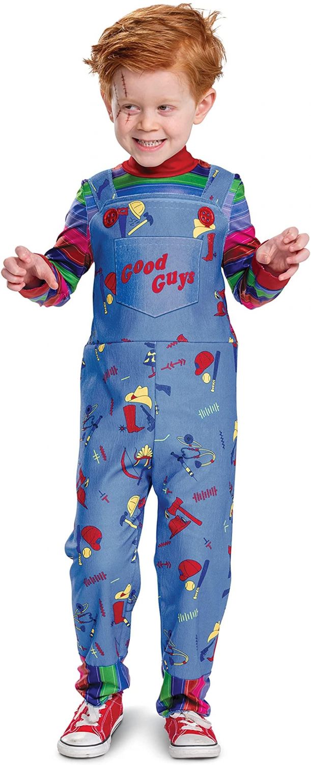 Childs Play Classic Chucky Toddler Costume | Large (4-6)
