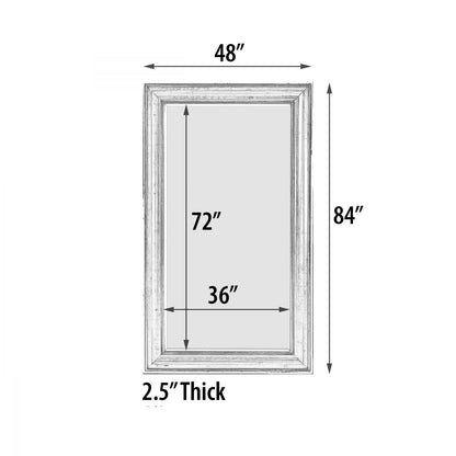 Silver Raven Mirror 36X72TSB