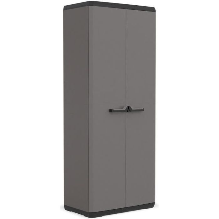 Keter | High Piu wardrobe, gray / black, 68 x 39 x 166 cm