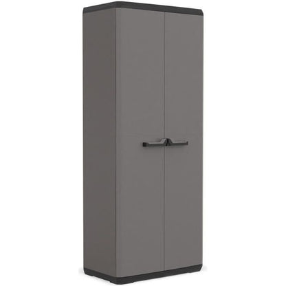 Keter | High Piu wardrobe, gray / black, 68 x 39 x 166 cm