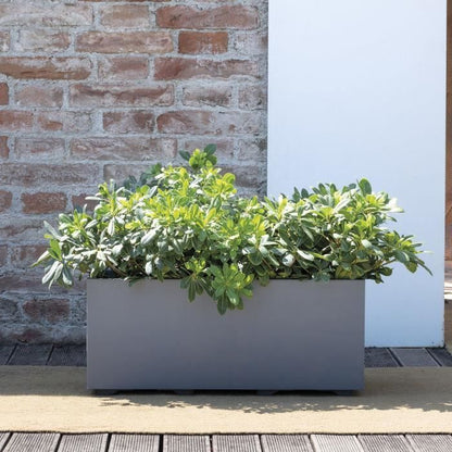 Muret Planter - DEROMA - Millennium R - Ashgrey - With water reserve - 59 cm