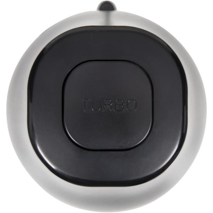 Chopper - LIVOO - 300 ml - 400 W - 1 speed and turbo function - 2 stainless steel blades - Black