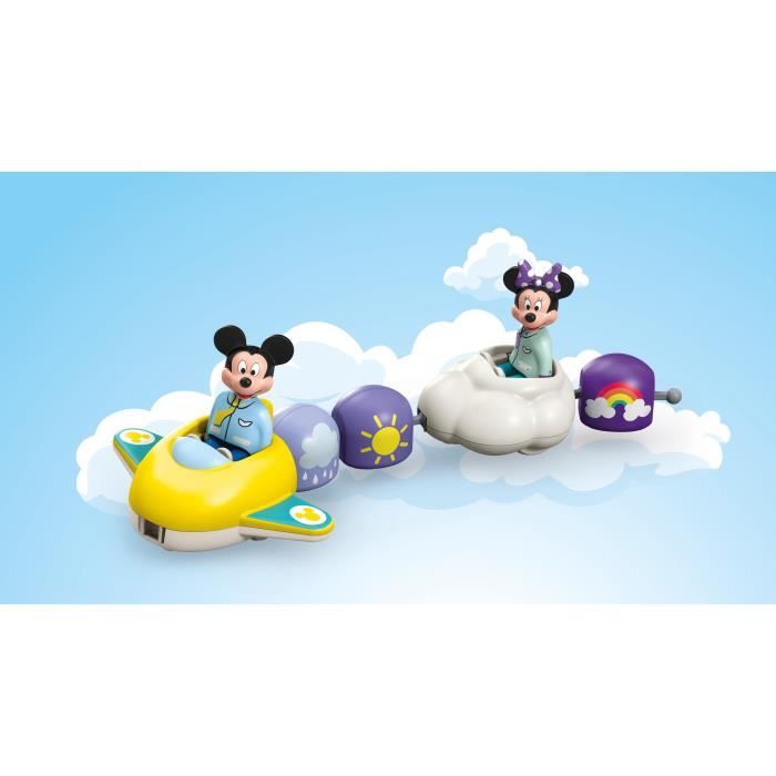 PLAYMOBIL 71697 Mickey and Minnie's Cloud Train - Disney - Includes Minnie, Mickey and a cloud plane-train - Ages 1 and up