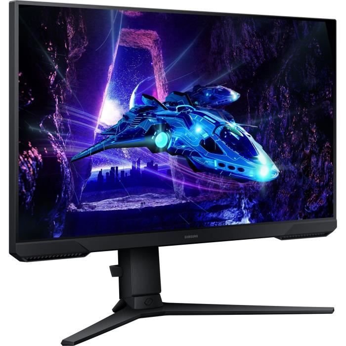 PC screen - SAMSUNG - ODYSSEY G3 G30D - 24 FHD - VA panel - 180Hz - 1ms - Pivot/Orientable - 1 DP - Black