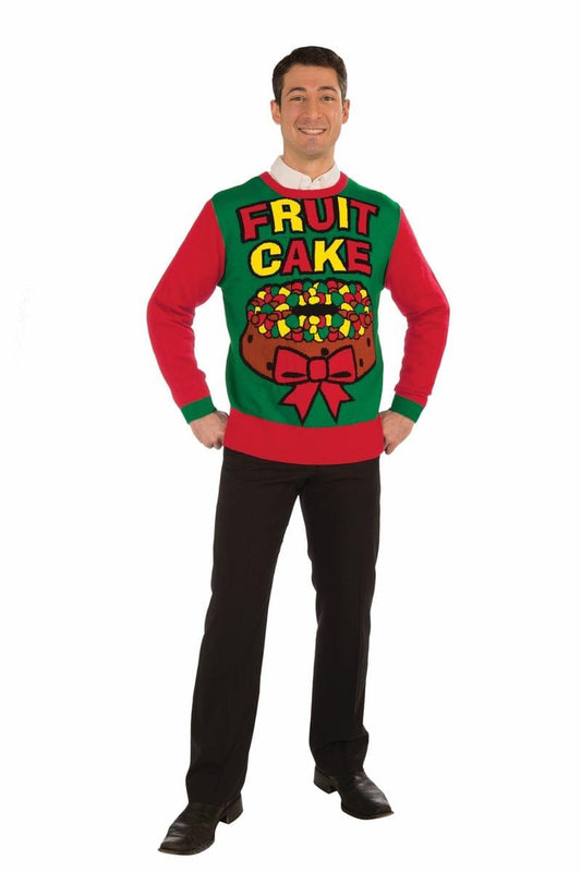 Fruit Cake Ugly Christmas Sweater Adult Medium
