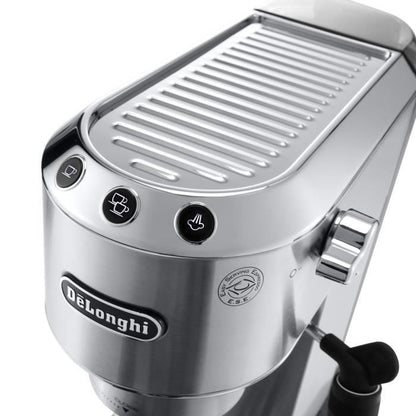 Classic espresso machine - Delonghi EC685.M Dedica Style - stainless steel