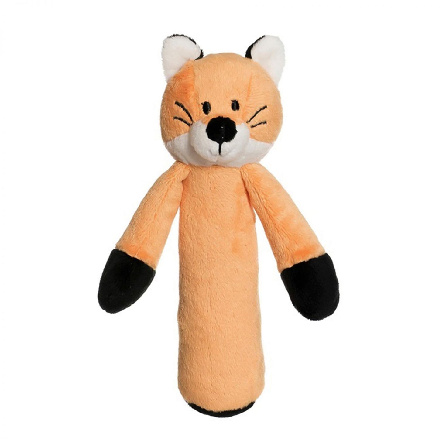 Teddykompaniet Plush Baby Rattle | Fox