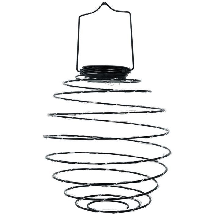 Solar suspension - LUMISKY - ORION - H37 cm - Micro spiral - Warm white LED
