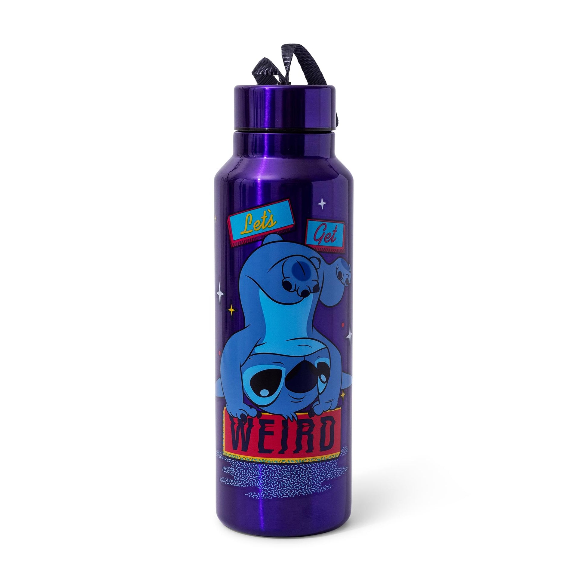 Disney Lilo & Stitch "Let's Get Weird" 27-Ounce Stainless Steel Water Bottle