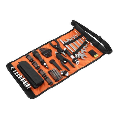 BLACK & DECKER Roll-up bag with 71 car accessories