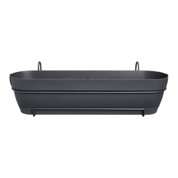 ELHO Vibia Campana Allin1 Rectangular Balcony - Ø 70 - Plastic - 11 l - Anthracite