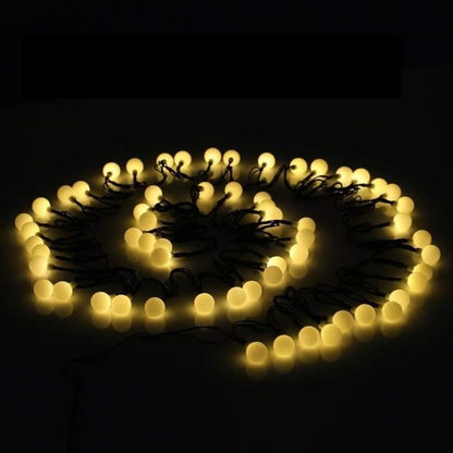 LUMI GARDEN Solar ball light string Billy Solar - White light - 60 balls - 700 cm