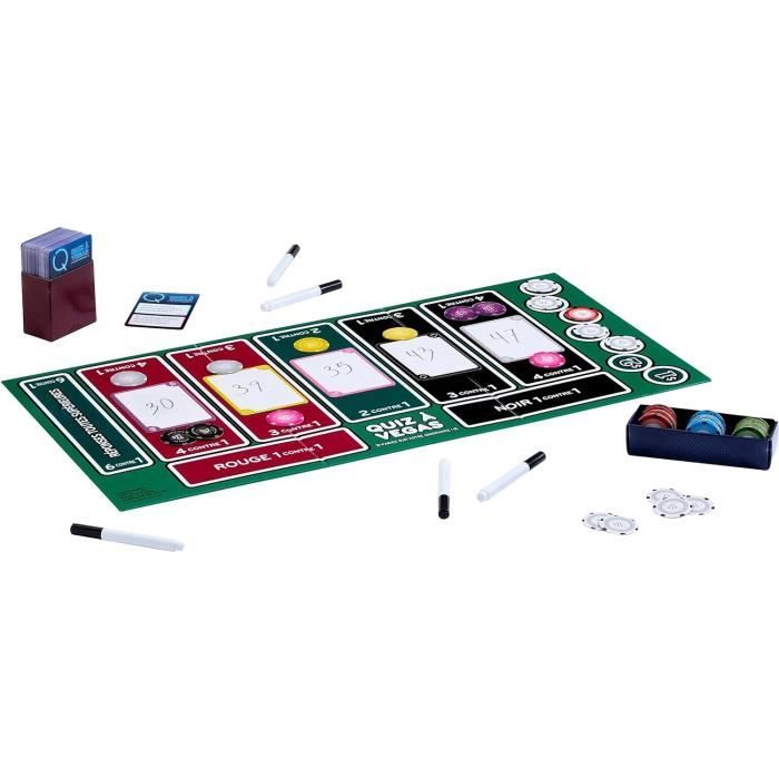 QUIZ IN VEGAS - GAMES - HNY92 - MATTEL FAMILY GAMES