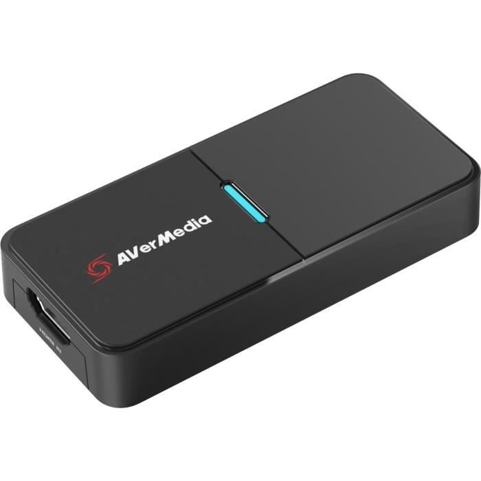 Acquisition Box - AVERMEDIA - Live Streamer CAP 4K BU113 - HDMI to USB3 - DSLR Compatible - Black Color