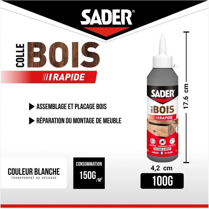 SADER Glue Wood Quick Shot - Bottle 250g