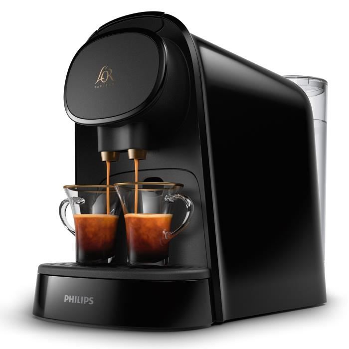 Coffee machine with double espresso capsules philips l'or barista lm8012/60 - black piano