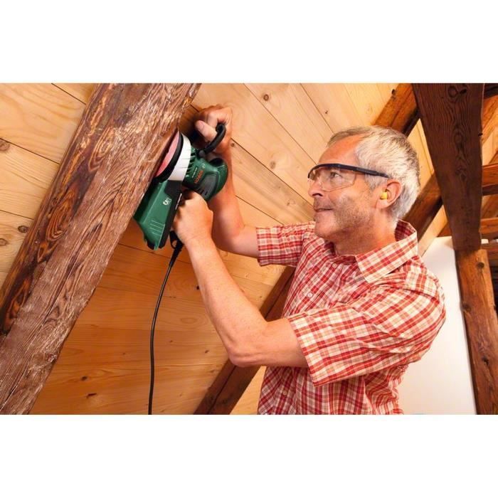 Bosch wired eccentric sander - PEX 400 AE (350W, delivered with storage box, 1 assistant Paper, 1 abrasive paper G 80)