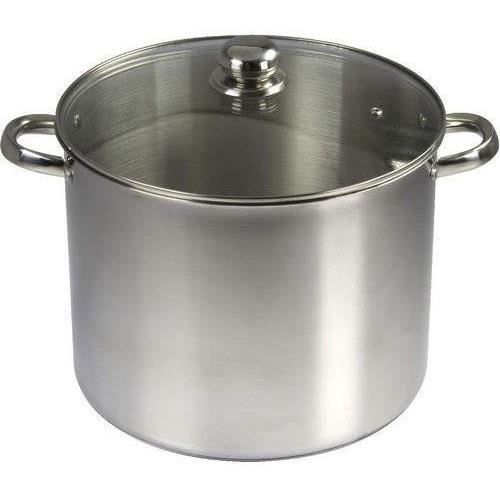BAUMALU Stainless steel caterer + glass lid - 30 cm