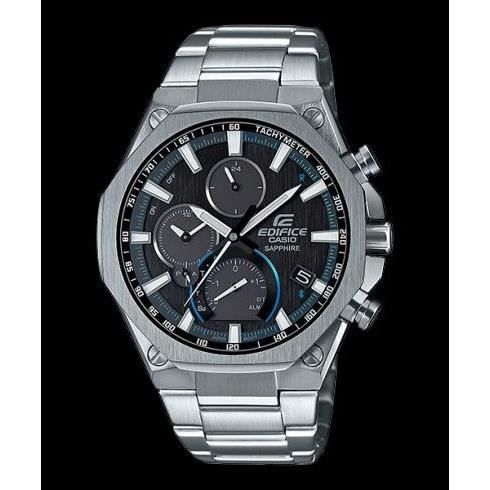 Watch - CASIO - EQB-1100D-1AER - 51.1mm - Stainless steel - Bluetooth Smart - Solar