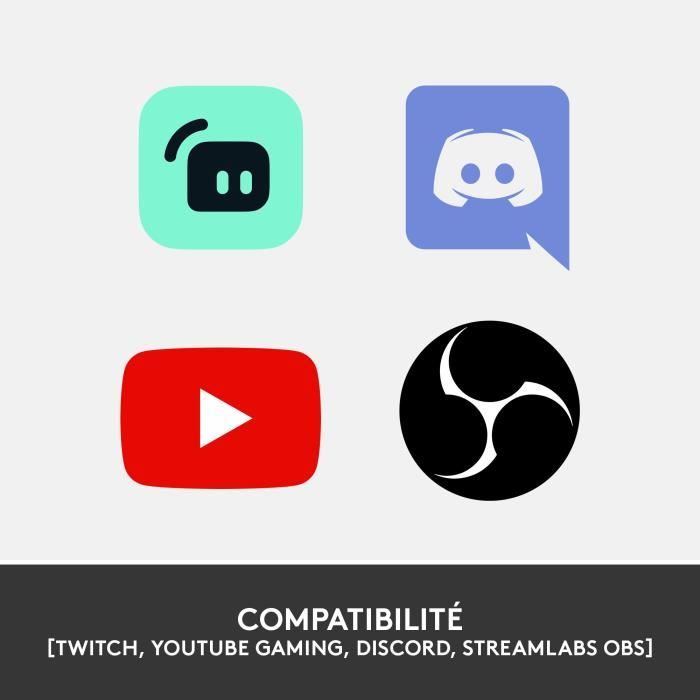 StreamCam Webcam - FHD - LOGITECH - Black