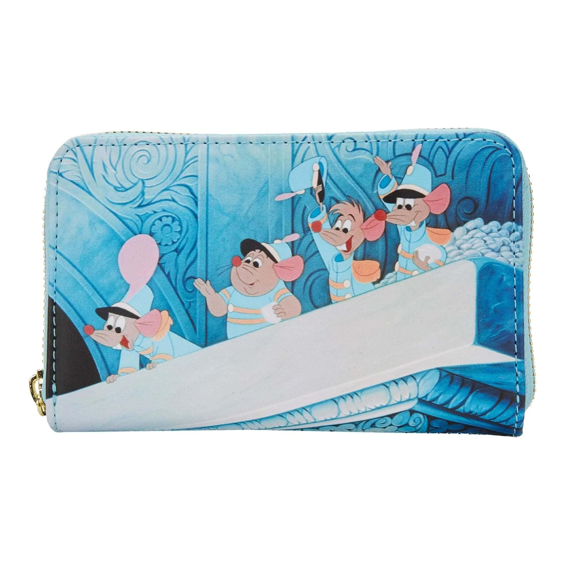 Disney Cinderella Princess Scenes Zip Around Wallet