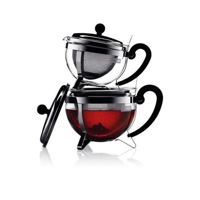 BODUM CHAMBORD Teapot with 1.3L gray sieve