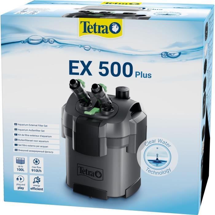 External filter - TETRA - EX 500 plus - For aquariums up to 100 L