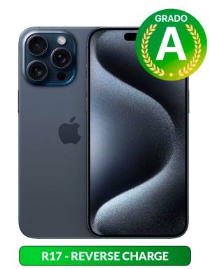 Apple iPhone 15 Pro Max 256GB 6.7" Blue Tit. Ricondizionato Grado-A